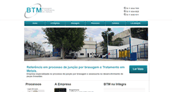 Desktop Screenshot of btmbrasagem.com.br